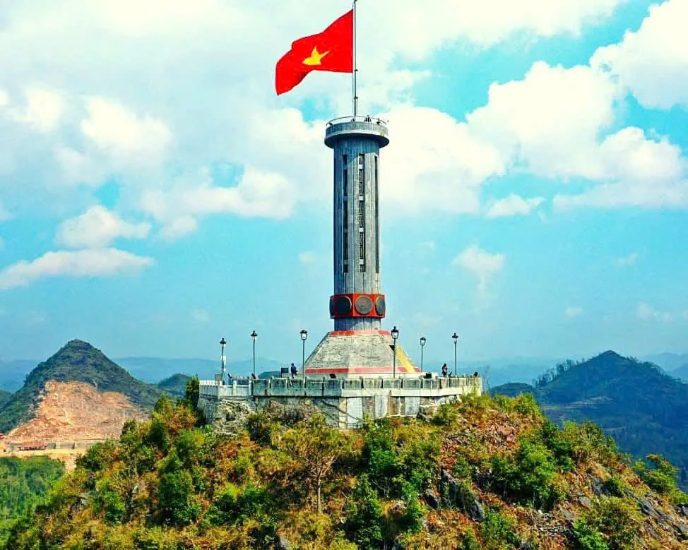 Lung Cu flag tower, the northernmost point of Vietnam