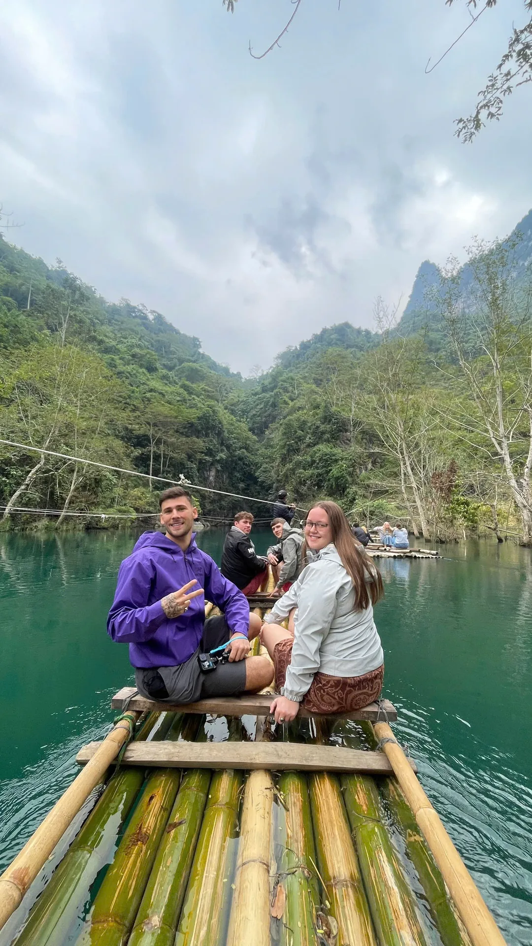 Bamboo rafting